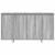 Bufet Gri Sonoma 135 x 41 x 75 cm Lemn compozit GartenMobel Dekor