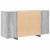 Bufet Gri Sonoma 135 x 41 x 75 cm Lemn compozit GartenMobel Dekor