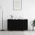 Bufet Stejar Negru 135 x 41 x 75 cm Lemn compozit GartenMobel Dekor