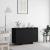 Bufet Negru 120 x 41 x 75 cm Lemn compozit GartenMobel Dekor