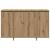 Bufet stejar artizanal 120 x 41 x 75 cm Lemn compozit GartenMobel Dekor