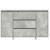 Bufet cu sertar Gri din beton 120 x 41 x 75 cm Lemn compozit GartenMobel Dekor