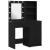 Masă de Machiaj 2 pcs Negru 50 x 41 x 135 cm Lemn compozit GartenMobel Dekor