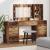 Masă de Machiaj 3 pcs Maro 40 x 41 x 135 cm Lemn compozit GartenMobel Dekor