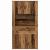 Highboard cu sertar Lemn vechi 80 x 33 x 150 cm Lemn compozit GartenMobel Dekor