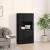 Highboard cu sertar Stejar negru 80 x 33 x 150 cm Lemn compozit GartenMobel Dekor