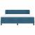 Pat cu arcuri cu headboard Albastru închis 180 x 200 cm Catifea GartenMobel Dekor