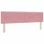 Pat cu arcuri cu headboard Roz 180 x 200 cm Catifea GartenMobel Dekor