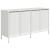 Dulap, alb, 135x39x73,5 cm, oțel laminat la rece GartenMobel Dekor