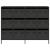 Dulap, negru, 135x39x103,5 cm, oțel laminat la rece GartenMobel Dekor