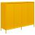 Dulap, galben muștar, 135x39x103,5 cm, oțel laminat la rece GartenMobel Dekor