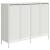 Dulap, alb, 135x39x103,5 cm, oțel laminat la rece GartenMobel Dekor