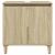 Set mobilier de baie, 3 piese, stejar sonoma, lemn prelucrat GartenMobel Dekor