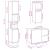 Set mobilier de baie, 3 piese, stejar sonoma, lemn prelucrat GartenMobel Dekor