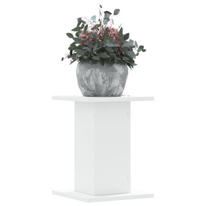 Suporturi de plante, 2 buc., alb, 30x30x40 cm, lemn prelucrat GartenMobel Dekor
