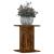 Suporturi de plante 2 buc. stejar fumuriu 30x30x40 cm lemn GartenMobel Dekor
