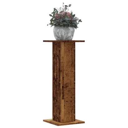 Suporturi de plante 2 buc. lemn vechi 30x30x80cm lemn prelucrat GartenMobel Dekor