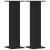 Suporturi de plante, 2 buc., negru, 30x30x95 cm, lemn prelucrat GartenMobel Dekor