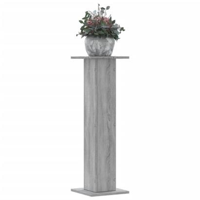 Suporturi de plante 2 buc. gri sonoma 30x30x95cm lemn prelucrat GartenMobel Dekor
