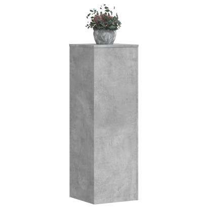Suporturi plante 2 buc. gri beton 33x33x100 cm lemn prelucrat GartenMobel Dekor