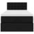 Pat otoman cu saltea, negru, 100x200cm, piele ecologică GartenMobel Dekor