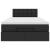 Cadru de pat otoman saltea neagră 120x200cm piele artificială GartenMobel Dekor