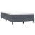 Pat box spring cu saltea, gri închis, 120x220 cm, catifea GartenMobel Dekor