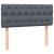 Pat box spring cu saltea, gri închis, 120x220 cm, catifea GartenMobel Dekor