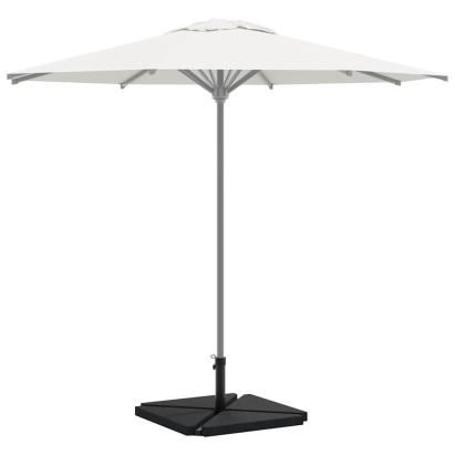 Set de bază pentru umbrelă de grădină 5 piese, granit și oțel GartenMobel Dekor