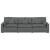 Canapea modulară cu perne Gri închis GartenMobel Dekor