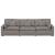 Canapea modulară cu perne, gri taupe GartenMobel Dekor
