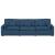 Canapea modulară cu perne, albastru GartenMobel Dekor