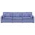 Canapea modulară cu perne, albastru jeans GartenMobel Dekor