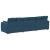 Canapea modulară cu perne, albastru GartenMobel Dekor