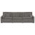 Canapea modulară cu perne, gri deschis GartenMobel Dekor