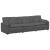 Canapea modulară cu perne Gri închis GartenMobel Dekor