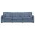 Canapea modulară cu perne, albastru GartenMobel Dekor