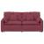 Canapea modulară cu perne, roșu vin GartenMobel Dekor
