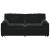 Canapea modulară cu perne, negru GartenMobel Dekor