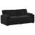 Canapea modulară cu perne, negru GartenMobel Dekor