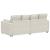 Canapea modulară cu perne, crem GartenMobel Dekor