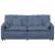 Canapea modulară cu perne, albastru GartenMobel Dekor
