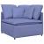 Canapea modulară cu perne, albastru jeans, textil GartenMobel Dekor