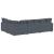 Canapea modulară cu perne catifea gri închis GartenMobel Dekor