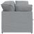 Canapea modulară cu perne, gri deschis, textil GartenMobel Dekor