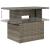 Set mobilier grădină cu perne, 6 piese, gri, poliratan GartenMobel Dekor