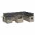 Set canapele de grădină cu perne, 9 piese gri deschis poliratan GartenMobel Dekor