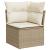 Set canapele de grădină, 9 piese, cu perne, bej, poliratan GartenMobel Dekor