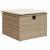 Set canapele de grădină, 8 piese, cu perne, bej, poliratan GartenMobel Dekor
