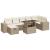 Set canapele de grădină cu perne, 5 piese, bej, poliratan GartenMobel Dekor